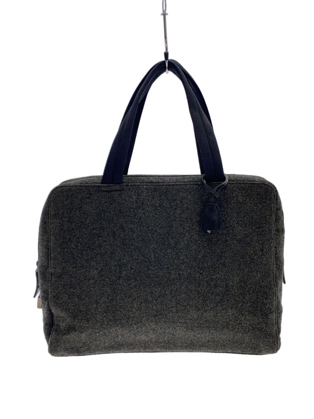 Prada Handbag Wool Gray